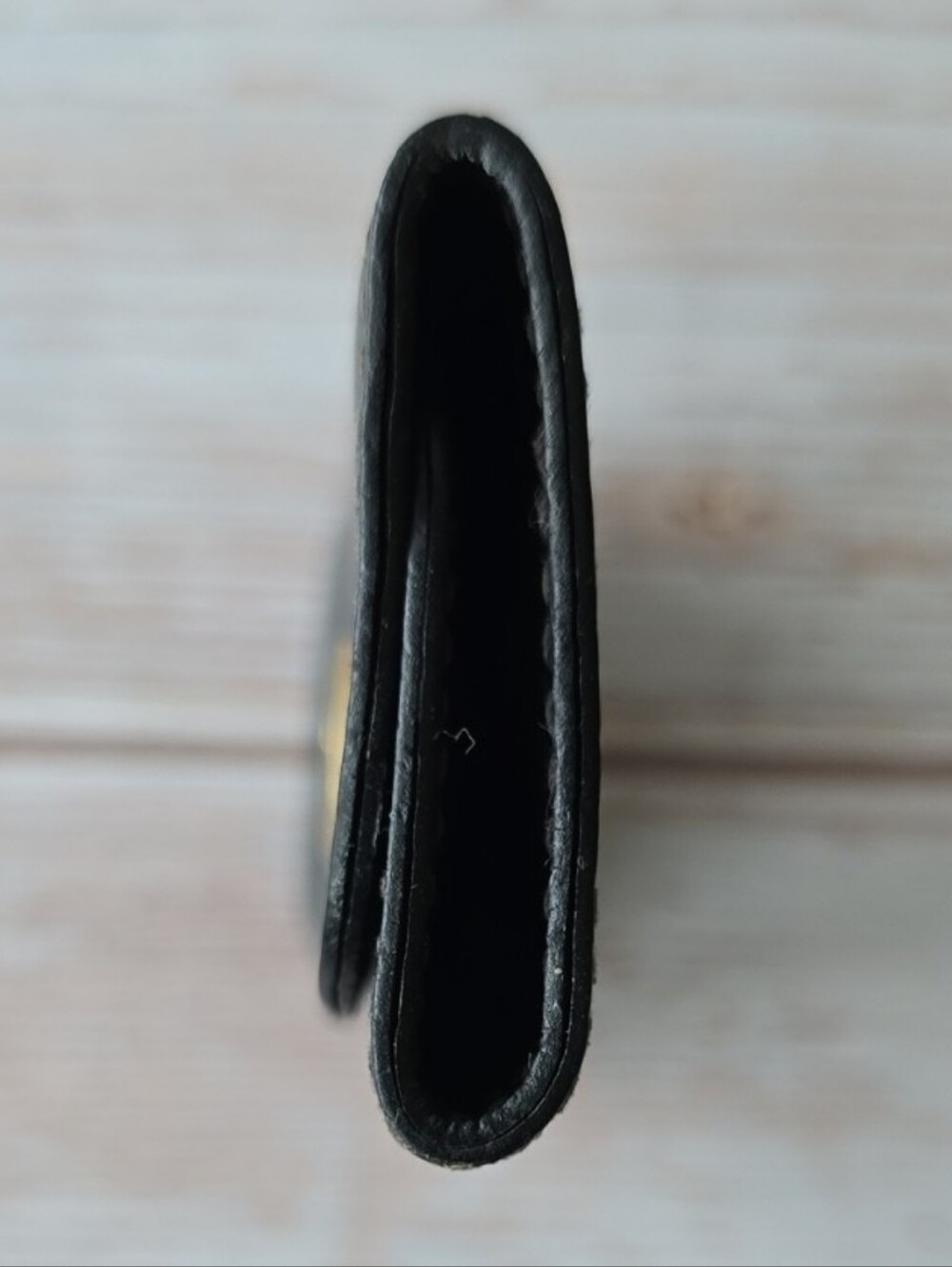 🔑RARE Vintage Gucci Logo Black Leather 3 Key Holder - Picture 5 of 16